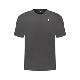 K-WAY Black Cotton Men T-Shirt